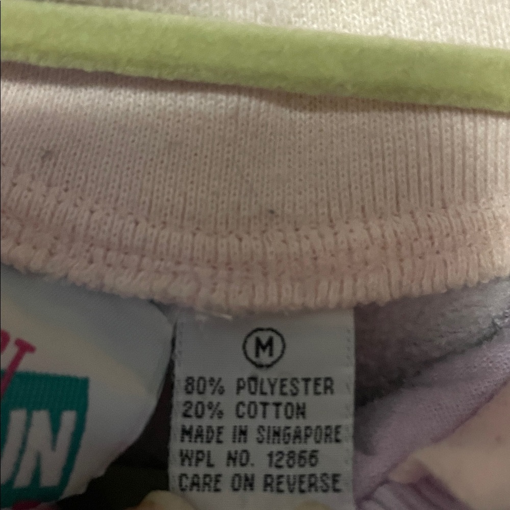 Authentic 80s Pastel Colorblock Zip-Up Jacket - Picture 3 of 6